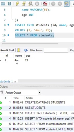 Select Query| Sql |part 15 |#sql #databaseconcepts #queries
