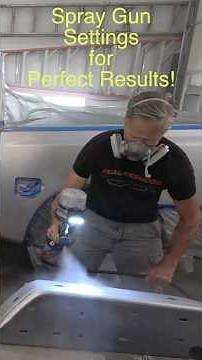 Settings to make your Harbor Freight HVLP spray gun give you perfect clear coat results!!