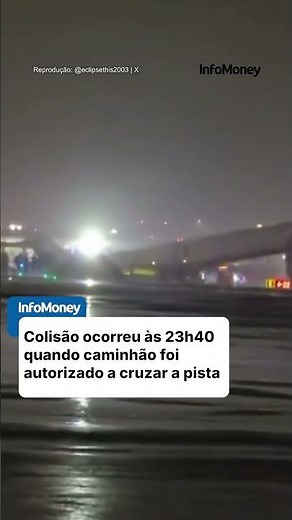 Avião da Air Canada colide com caminhão de bombeiros e deixa 2 mortos e 41 feridos