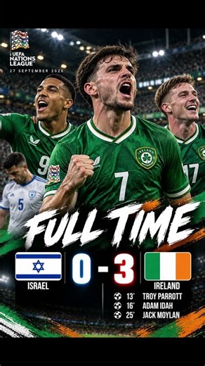 HIGHLIGHTS | Israel 0-3 Ireland | UEFA Nations League