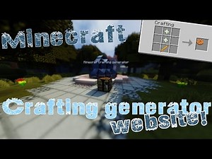 Custom crafting recipes GENERATOR | Vanilla Minecraft | One Command Block