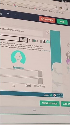 YouTube channel Producing & Creation tool Remake | Custom Background GoAnimate Flashthemes 10/2/2025