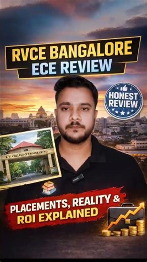 RVCE Bangalore ECE Review | Placements, Reality & ROI Explained #rvce #ece #placements