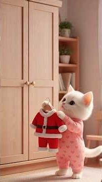 Christmas Cat Magic 🎄🐱 #cat #kitten #christmas
