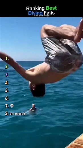 Ranking Best Diving Fails😂😭