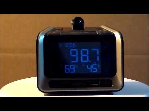 HDMX by Homedics HX-B320 Sleep Station Projection Clock Radio