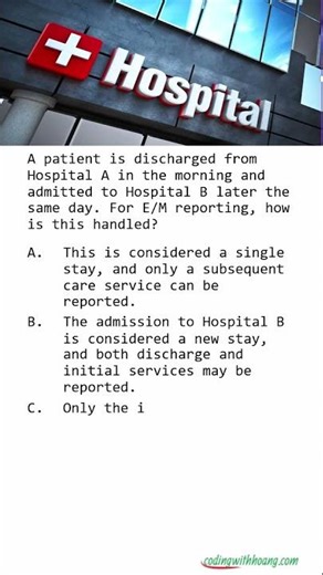 Two Hospitals One Day: What’s the E/M Rule?