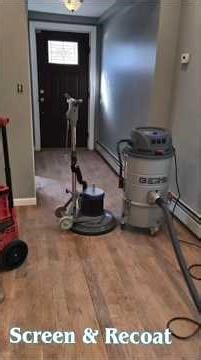 hardwood floor refinishing screen and recoat #dustfree #qualityflooring #screenandrecoat