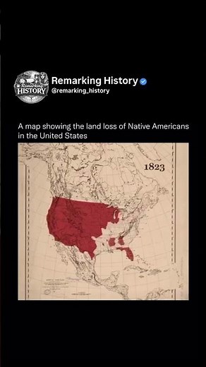 This map visualizes the reduction of Native American lands in the United States over the centuries.