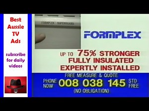 Formplex Vinyl Weatherboards 60 sec ad [1989] - Best Aussie TV Ad Archive