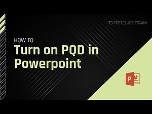 How to Turn on Pro Quick Draw