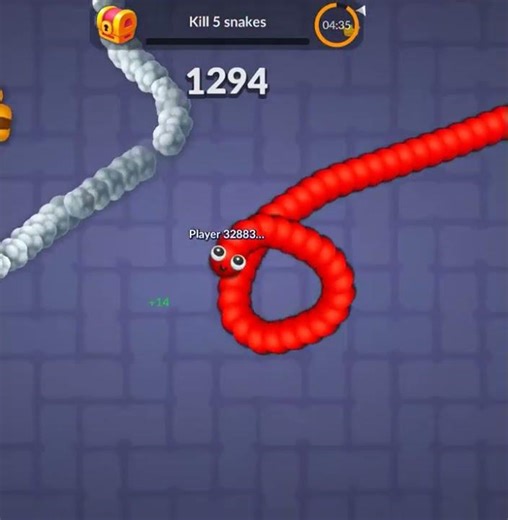 SNAKE V/S WORMS GAME ON POKI!! #snake #games