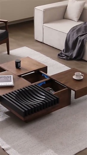 Mid Century Solid Wood Coffee Table That Makes Your Living Room Look Expensive