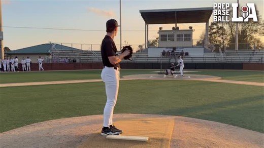 2027 Owen Galley (Sam Houston HS) looks primed to lead the Broncos on another run this spring. The former Future Gamer & @mcneesebaseball commit was sharp this evening. Commanded the FB to all quads and landed secondaries for strikes in any count. Poised with a quiet confidence. #BeSeen FB: 85-90 CB: 73-76 SL: 77-79 SPL: 80-81 @prepbaseball | Prep Baseball Report Louisiana