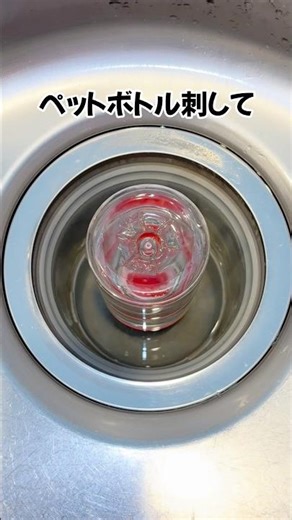 A life hack: stick a plastic bottle down the drain #zundamon #easyrecipe #littleknowledge