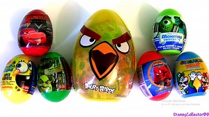 1.9K views · 47 reactions | Angry Birds Toy Surprise Eggs SHREK, Pixar Cars Disney Monsters University, Spongebob, Super Mario | Funtoyzcollector | Facebook