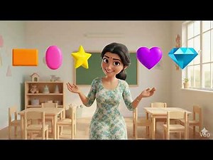 Learn Shapes Circle, Square, Triangle, Rectangle & more | Educational Videos For KidsTube
