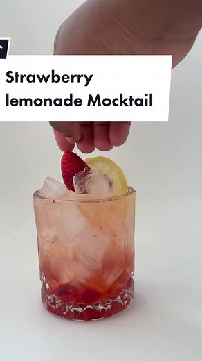 Refreshing Strawberry Lemonade Mocktail Recipe