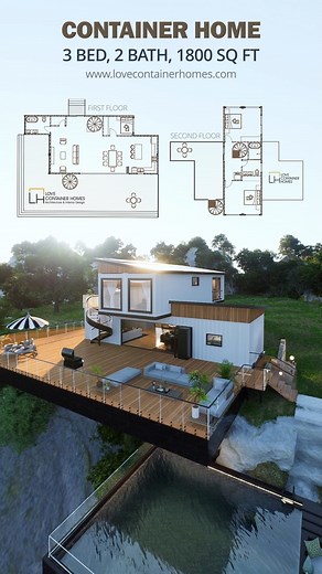Rate this shipping container home on a scale of 0 to 10. Would you live in this? 🤔 We specialize in architectural planning, design, engineering, and cost estimation of shipping container structures across all 50 states of the US. We Design Container Homes | Offices | Restaurants | Gyms | Cafes, and more! Chat with our team to understand your project requirements and acquire plans and designs for your project. Visit us at www.lovecontainerhomes.com 📧 Email: support@lovecontainerhomes.com - We p