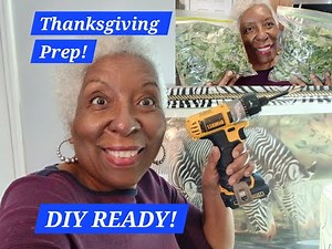 DIY PROJECT! Spare Bedroom Makeover Underway! Prepping/Bagging Collards Greens for Thanksgiving!