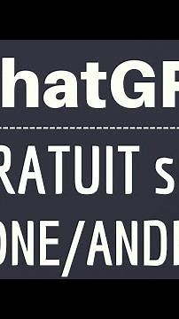 Chat GPT 4 GRATUIT et SANS COMPTE, comment utiliser Chat GPT 4 sur Iphone et Android avec Bing