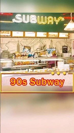 Remember when Subway used to cut a little V out of the bread? #nostalgia #childhoodmemories #usa