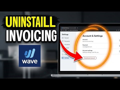 How to uninstall Wave Invoicing for tax tracking - Easy Tutorial