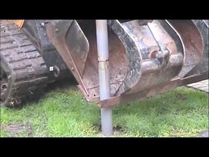 Skid Steer Grapple Attachment Demo-Dozer 8-in-1 - Basketball Hoop Demolition