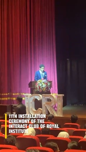 The 11th Installation Ceremony of the Interact Club of Royal Institute was held on 17th December 2025 RI International Auditorium. The ceremony was honored by the presence of Academic Director Dr. Nirodha and Guest of Honor Rtn. Yudeesha Pathirana, and marked the transition from the outgoing board led by Int. IPP Sanuka Liyanage to the incoming board led by Int. Dulani Rupasinghe for the years 2025 to 2026.#RoyalInstituteInternationalSchool #AcademicExcellence #RI #ProudMoment #RIEducation | Roy