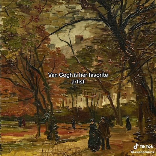 her world, seen through Van Goghs eyes— where every stroke feels like a heartbeat, and every color tells a story. #vangogh #vincentvangogh #artist #art #impressionism #creativesoul #arttok #starrynight #history