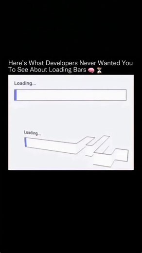 news publisher on Instagram: "That loading bar you’re watching isn’t showing real progress, it’s managing your perception. ⚙️📊 In modern software, tasks don’t complete in a straight line. Apps juggle dozens of asynchronous processes at once, waiting on APIs, decrypting data, rendering interfaces, and handling backend logic in parallel. Because developers can’t accurately measure every step in real time, loading bars are often estimates, not reality. They move smoothly early on, then slow down o