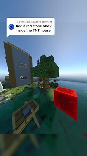 Minecraft TNT House Explosion Fail