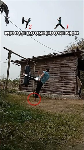 Powerful Middle Roundhouse Kick ⚡