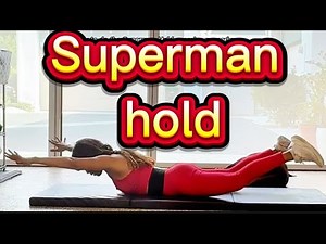 How to Superman hold exercise, step-by-step, 2025 June