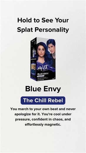 Which Splat personality are you? Hold (or screenshot) the post and then let us know in the comments which one you got! Shop your Splat color personality through the link below! https://splathaircolor.com/?fbclid=PAZnRzaAN5xvxleHRuA2FlbQIxMQBzcnRjBmFwcF9pZA8xMjQwMjQ1NzQyODc0MTQAAacdRc0O8XtCpmz1ly3TB8PSlYabaul8UfRjgIelcdLrfPfygoJB_k34rIL2Zw_aem_lVDdSCq7sHYGD3eTiHSnjw #SplatHairColor #splathairdye