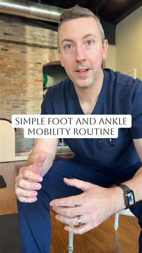 Dr. Jonathan Schutza PT, DPT on Instagram: "Try out this simple foot and ankle mobility routine! You can do this daily. If you can’t fit your fingers between your toes, you can try out toe spacers. Having good mobility ensures you can have good function. Share this with someone who has stiff ankles!"