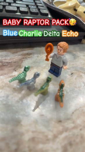 BABY BLUE CHARLIE DELTA AND ECHO 🥳 #jurassicworld ￼