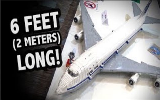 【乐高】2米长的乐高波音747！内设太可爱了~