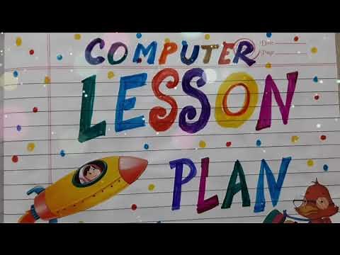 Computer Lesson Plan || Lesson Plan For Teachers || CBSE Grade 1|| Kidos Edu Point