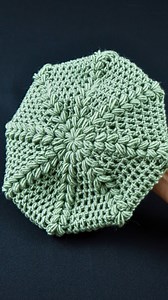 86K views · 1.2K reactions | Easy crochet beret hat wheat ear pattern...