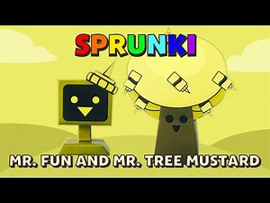 I MADE SPRUNKI MUSTARD | How to make Sprunki Mr Fun Computer and Mr Tree Mustard papercraft