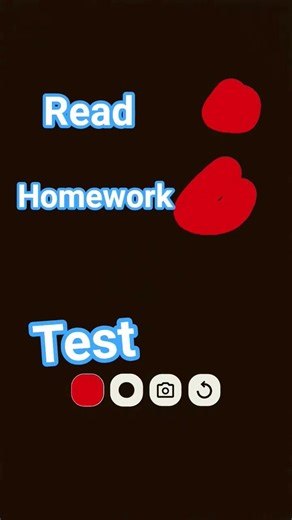 test vs homework vs reading