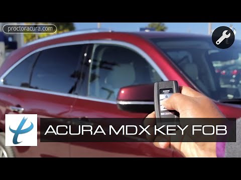 Acura MDX Smart Key Fob: Remote Engine Start, Power Tailgate, & Keyless Entry