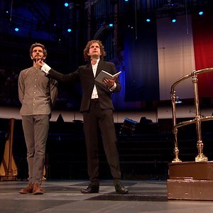 6.9K views · 234 reactions | Nicholas Collon helping Mathew Baynton really get into the character of Berlioz. Catch the Aurora Orchestra's phenomenal #OrchestralTheatre production of Symphonie fantastique on BBC Four tonight at 7.30pm | BBC Proms | Facebook