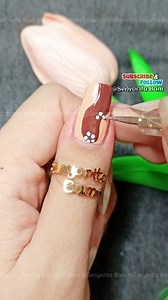 5K views · 35 reactions | Simple and easy flower nail art design for beginners #SenyoritaBam #nailart #nailreels #nailinspo #nailsofinstagram #manicure #beauty #NailArt2025 | Senyorita Bam | Facebook