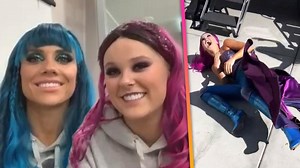 JoJo Siwa falls out of her trailer trying to make a TikTok. 😬 | Entertainment Tonight