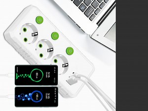 [Hot Item] Intelligent Diversion and Fast Charging Independent Switch Electric Power Strip