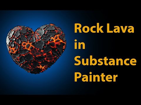 Creating a Rock with Lava Effect in Substance Painter: Beginner's Tutorial