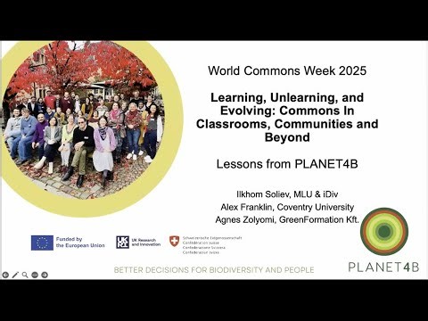 IASC Europe & CIS – Learning, Unlearning, and Evolving: Commons in Classrooms, Communities & Beyond