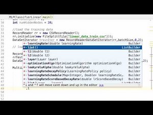Lecture 1 | Building a Linear Classifier (MLP) With Deeplearning4j